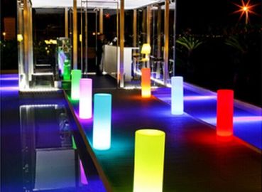 Indah Led Tabung Inflatable Advertising Produk Untuk Tempat Luar