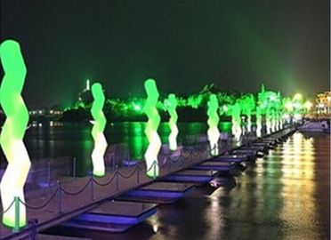 Inflatable Wave Led Lighting Color Changing Led Untuk Dark Road