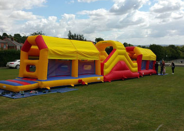 Menakjubkan 75ft Massive Bouncy Castles Hambatan Kursus Dalam Game Challenge