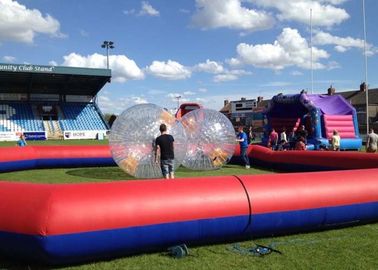 40ft Giant Red Mobile Zorb Bola Race Track Printing Customize