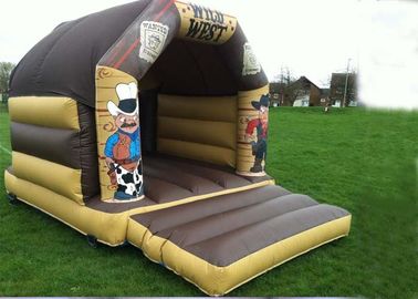 Indah Wild West Inflatable Bouncer Jump Kustom Untuk Pesta Anak-Anak