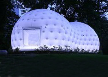 Ultra Light Dome Inflatable Tent, Inflatable Tea House Tent Dengan Lampu Led