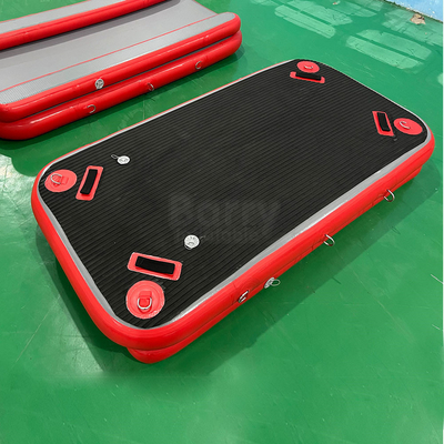 Komersial Inflatable Floating Dock Drop Stitch Fabric Penyelamatan Bridge Path Platform Walkway