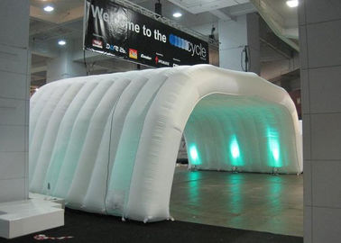 PVC Tent Type Outdoor Inflatable Tent Air Roof / Event Tent Dengan Lampu Led
