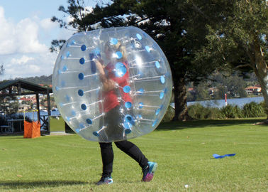 1.2m Diameter TPU / PVC Bubble Football, Outdoor Inflatable Toys 0.8mm Bubble Soccer