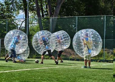 1.5m TPU Manusia Inflatable Bumper Bubble Ball Untuk Dewasa Dengan Percetakan Logo Dan Blower
