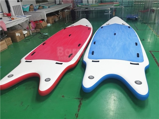 Anti Skid Inflatable SUP Board Touring Air Paddle Board Bentuk Ikan