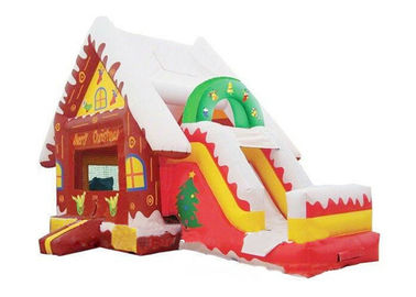 Big Festival Inflatable Bouncing Rumah Slide Combo Bouncer Jumping House Untuk Natal