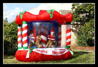 Merah Natal Tiup Gudang Bouncer Menakjubkan Rumah Bouncing Pesta Anak-anak