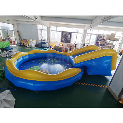 Baby Pvc Inflatable Water Pool Dengan Slide Water Sports Swimming Pool For Kids