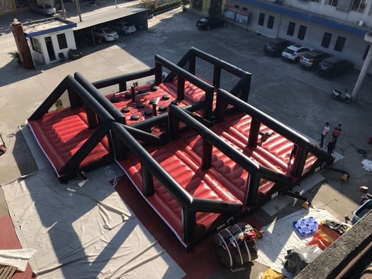 0.55mm PVC Luar Rintangan Tiup Rumah Bouncing Tahan Air