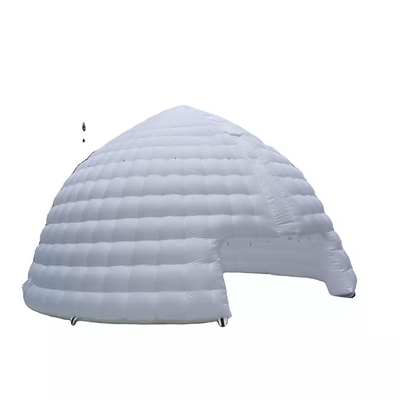 Tenda Acara Tiup Putih Kustom Igloo Tiup Pesta Kubah Besar