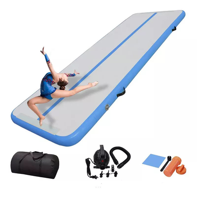 DWF + 1.2mm Plato Inflatable Air Tumbling Track Untuk Senam Tumble Mat