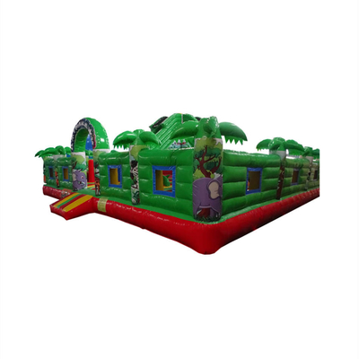 0.55mm PVC Inflatable Rintangan Jumper Bounce House Taman Hiburan