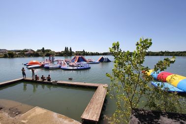 Resort Adventure Inflatable Waterpark Tremplins Air Jump - Lac - Arroques