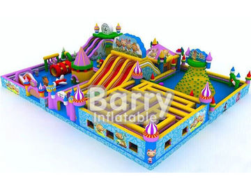 Api Retardant Inflatable Sport Game Water Park Slides Dengan Air Blower / Repair Kit