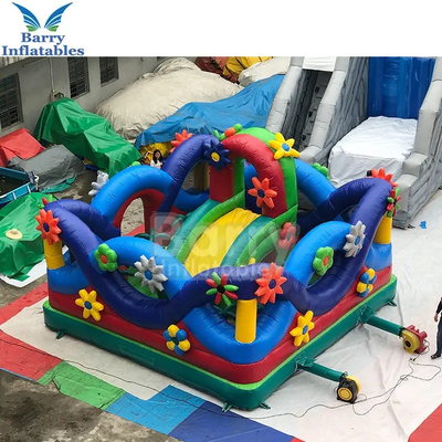 Kastil Goyang Tiup Tiup Anak-anak Bunga Sayur Tiup Funcity Playground