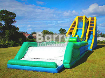 Raksasa Tiup Air Slide, Gulungan Roller Coaster Tiup Slide N Jatuhkan Jurus