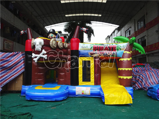 Tahan Api Meledakkan Rumah Lompat Tema Bajak Laut Istana Meledakkan Anak-anak