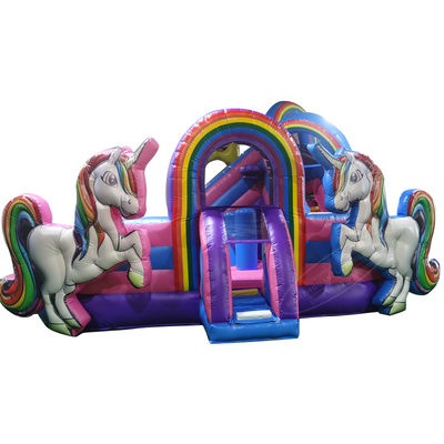 Terpal Komersial Unicorn Bouncing Castle Sewa Rumah Bouncing Anak