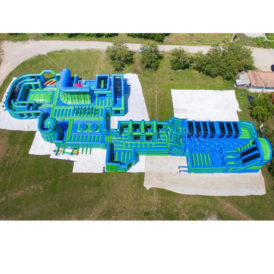 Anak-anak Dewasa Bintang Bouncy Castle PVC Inflatable Park Indoor Bounce Slide