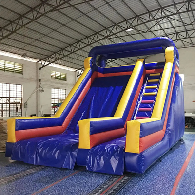 Slide Air Terbakar Terbakar Slide Biru Untuk Keluarga