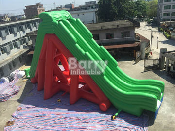 Tinggi 11.5m Gratis Jatuh Keselamatan Raksasa Tiup Slide Untuk Dewasa 0.55mm PVC