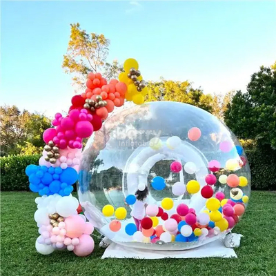 Tenda Inflatable Portable Clear Bubble Balloon Dome Clear Bubble Tent Dengan Otentikasi BSCI