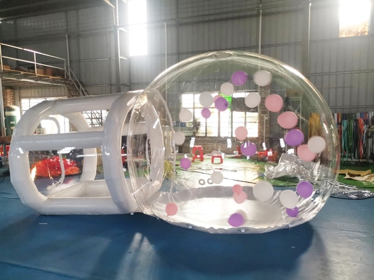 Pencetakan tersedia tenda pesta kembung dengan balon transparan tenda balon kembung