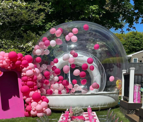 7 Hari Kerja Waktu Produksi Tenda Inflatable Rumah Gelembung Balon Dengan CE / UL Blower Dan Bahan Perbaikan