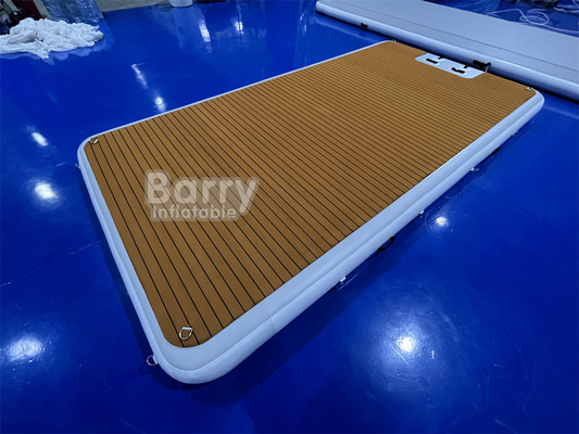 Pencetakan Digital Inflatable Dock Blow Up Pontoon Untuk Pulau Inflatable Floating Mat