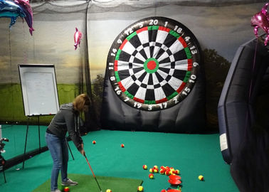 Anak-anak Dan Dewasa Raksasa Inflatable Dewan Dart Golf Dengan Balls Untuk Taman, Squares, Gardens