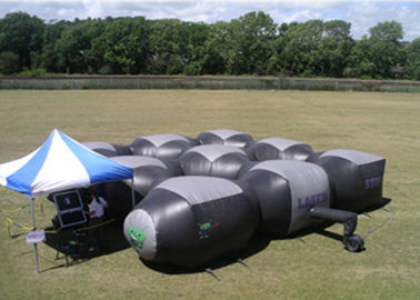 Bahan PVC Ponsel Laser Tag Tiup Labirin Laser Untuk Indoor Atau Outdoor