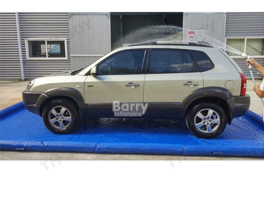 Commercial Customized Water Collector Containment Mat Pvc Portable Inflatable Car Wash Mat