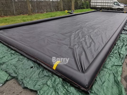 Car Water Containment Mat Mudah Bersih PVC Inflatable Wash Pads Pembersih Mat Untuk Mobil