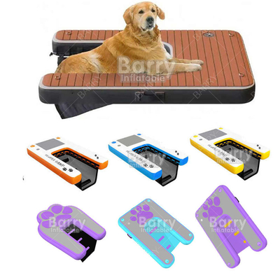 Aman Pet Ladder Kucing Pet Ramp Anjing Pvc Inflatable Pup Papan untuk Anjing Besar Sampai 220lbs Naik dari Air