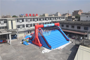 OEM Disesuaikan Memungkinkan Mulai Baris Gila Red Inflatable 5K Kendala Kursus Game