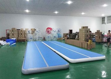 Mengambang Air Biru Tiup Permainan Olahraga Air Track Tumbling Mat Untuk Senam