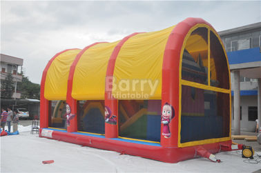 Indoor / Outdoor Anak Inflatable Playground Equipment Dengan Cover