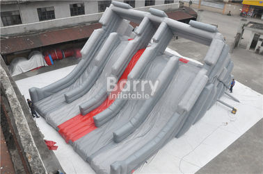 Deagon Head Shaped Giant Adult Inflatable Slide Dengan Langkah Dibelakang