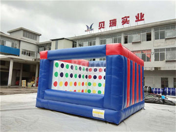 Permainan Outdoor Listrik Twister Inflatable Interaktif Dengan Logo Percetakan OEM