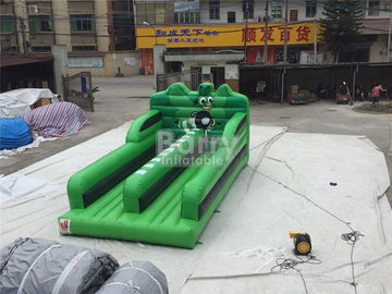 0,55MM PVC Tarpaulin Double Lanes Jumping Bungee Run Game EN14960