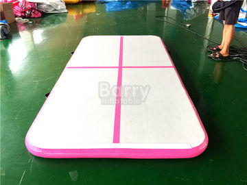 DWF PVC Indoor Sport Equipment Air Track Senam Tikar, Pink Tumbling Air Track