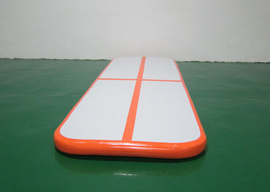 Orange Kecil 3m / 10ft Senam Peralatan Jatuh Track Inflatable Air Track Set