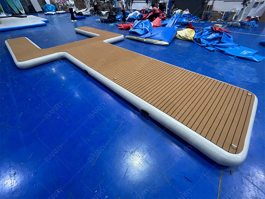 Dermaga Apung Tiup yang Dapat Disesuaikan PVC EVA Platform Air