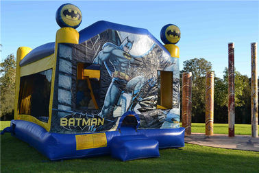 Tarpaulin Jahit Batman C4 Combo Inflatable Jumping Castle Untuk Backyard Komersial