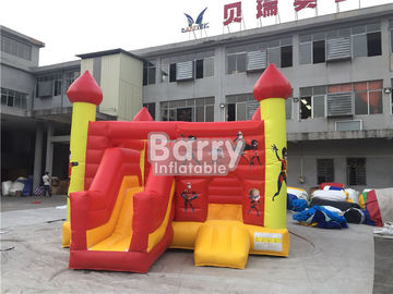Slide Tiup Melenting Komersial, Meledakkan Combo Jumping Castle Untuk Anak-Anak Bermain