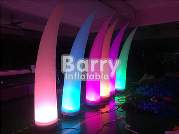 LED Blow Up Pillar Lighting Dekorasi Untuk Advertsing, Inflatable Light Tube Column