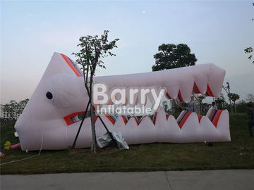 Komersial Oxford Cloth LED Inflatable Produk Periklanan Untuk Acara Warna Putih