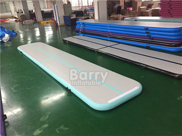 Mat 4M Air Track Senam Biru, Drop Stitch Tumbling Air Track